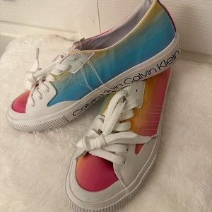 Calvin Klein New Rainbow Sneakers - Size 11